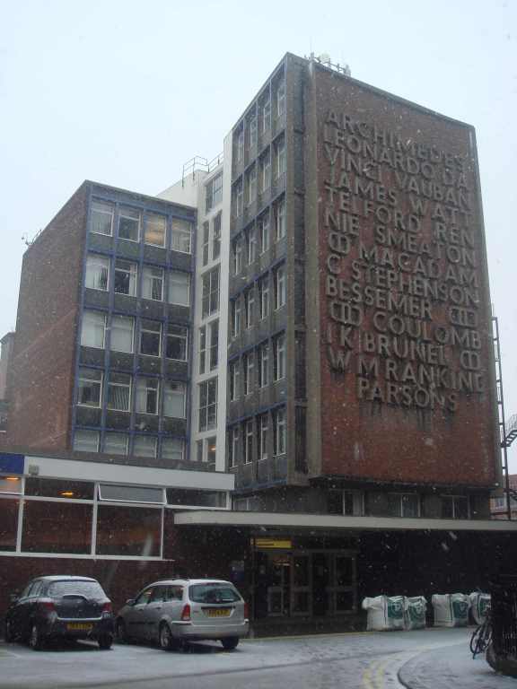 Fry, Drew and Partners, Civil Engineering Building, Liverpool University (1955-60)