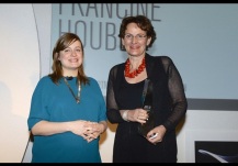 Francine Houben en la entrega del premio Mujer Arquitecta del Año 2014