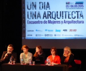 Encuentro de mujeres y arquitectura, Bienal Internacional de Arquitectura de Buenos Aires, 2015