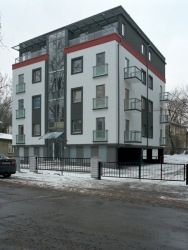 Mai Šein y Andrus Padu: Edificio de viviendas en Calle Koidula n.14, Tallinn. Vista exterior.