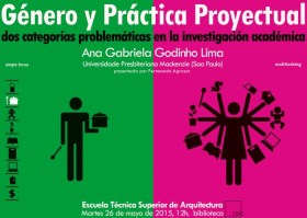 Ana Gabriela Godinho Lima, conferencia Género y práctica proyectual
